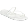 Crocs MIAMI TOE LOOP SANDAL Blanco Chanclas Mujer