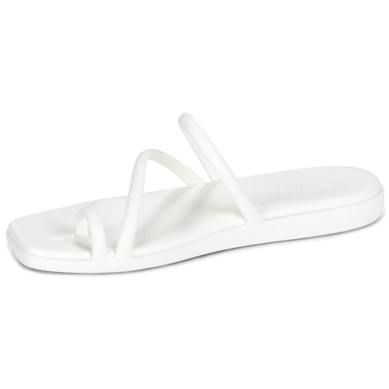 Crocs MIAMI TOE LOOP SANDAL Bianco Infradito Donna - 4