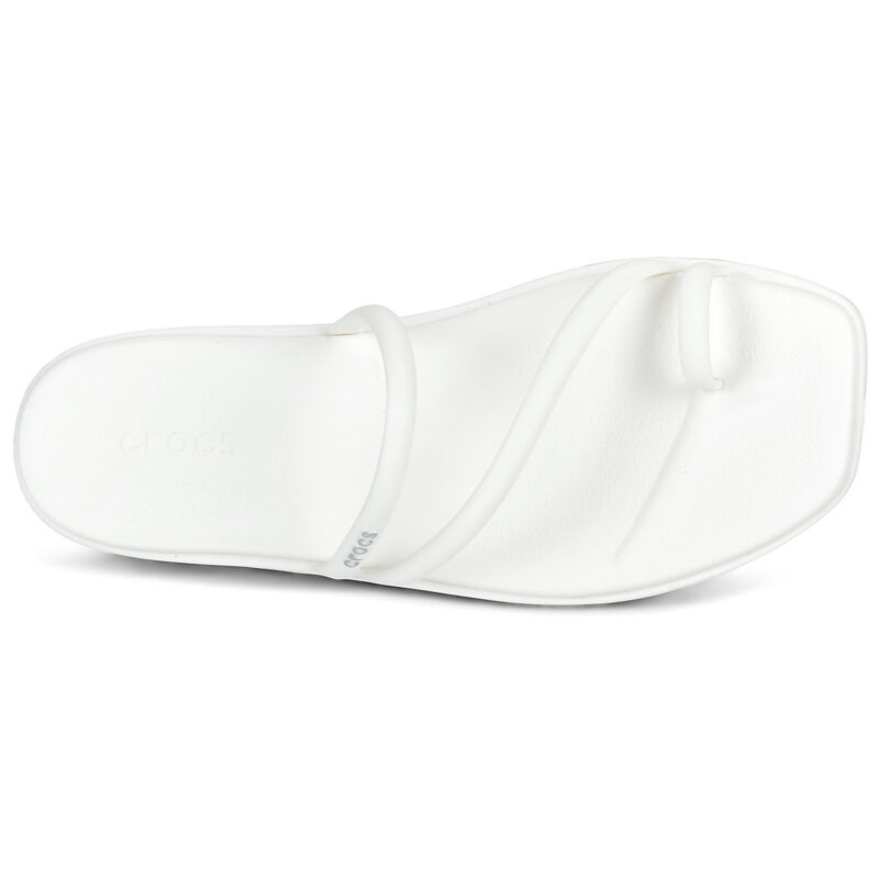 Crocs MIAMI TOE LOOP SANDAL Bianco Infradito Donna - 6