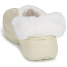 Crocs CLASSIC PLATFORM FUZZ LINED CG Bianco Zoccoli Donna - 5