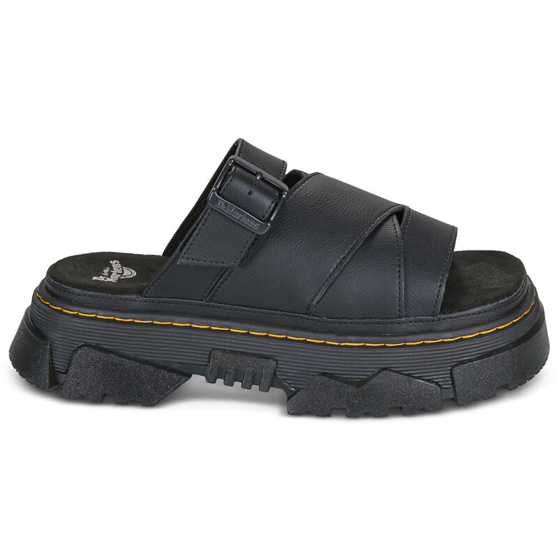 Dr. Martens Mattison Slide Sandal Black Athena Nero Ciabatta Donna - 2