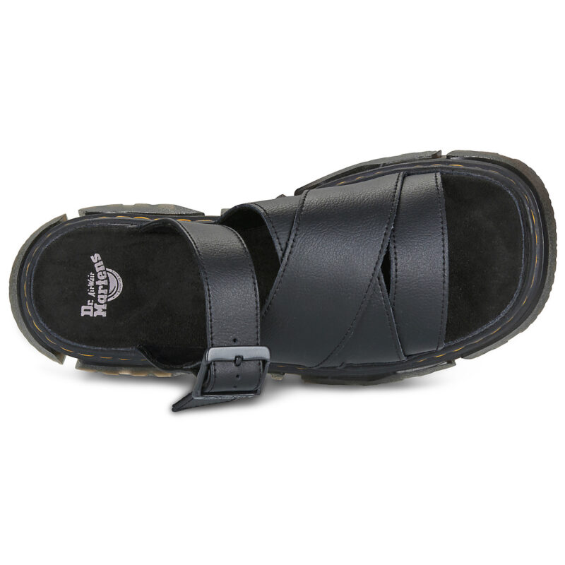 Dr. Martens Mattison Slide Sandal Black Athena Nero Ciabatta Donna - 6