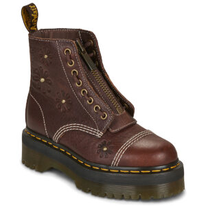 Dr. Martens  Sinclair Flower Dark Brown Grizzly  Marrone -  Stivaletti Donna
