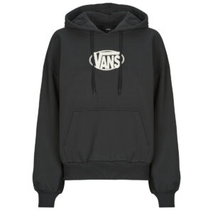 Felpe con cappuccio Vans OVAL LOGO RETRO PO Nero Felpe con cappuccio Donna