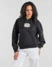 Felpe con cappuccio Vans OVAL LOGO RETRO PO Nero Felpe con cappuccio Donna - 2