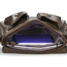 Uomo Casual Attitude NUDILE Marrone Borsa bisaccia Uomo - 5