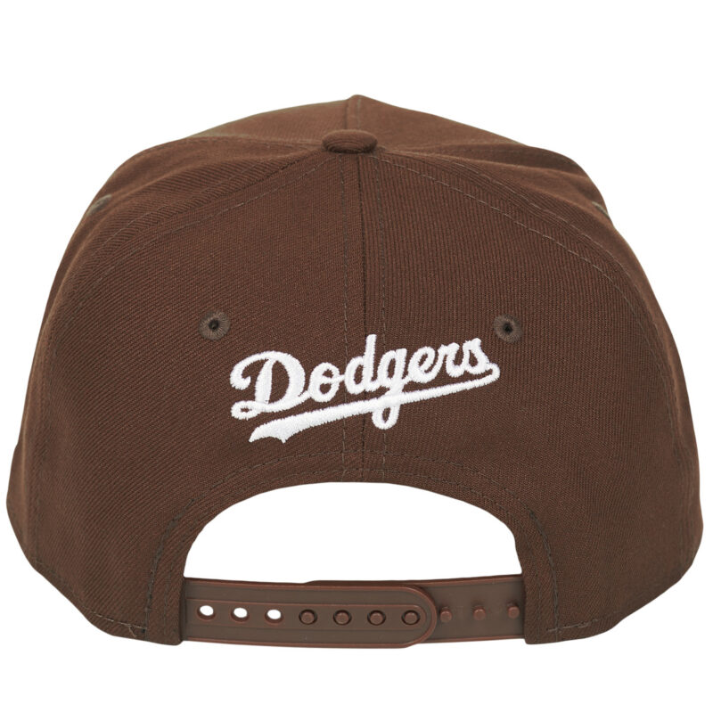 Cappellino New Era OUTLINE SCRIPT E-FRAME LOS ANGELES DODGERS Marrone Cappellini Uomo - 2