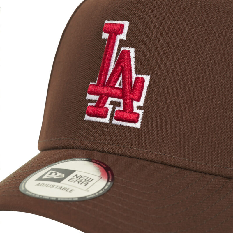 Cappellino New Era OUTLINE SCRIPT E-FRAME LOS ANGELES DODGERS Marrone Cappellini Uomo - 3