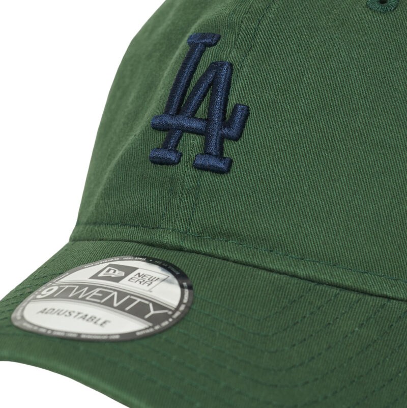 Casquette New Era Washed Script 9TWENTY&reg; Los Angeles Dodgers verte pour homme - 3