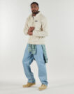 Columbia RUGGED RIDGE HIGH PILE FULL ZIP Beige Men's Sweatshirts - 3