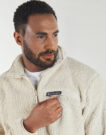 Columbia RUGGED RIDGE HIGH PILE FULL ZIP Beige Men's Sweatshirts - 5