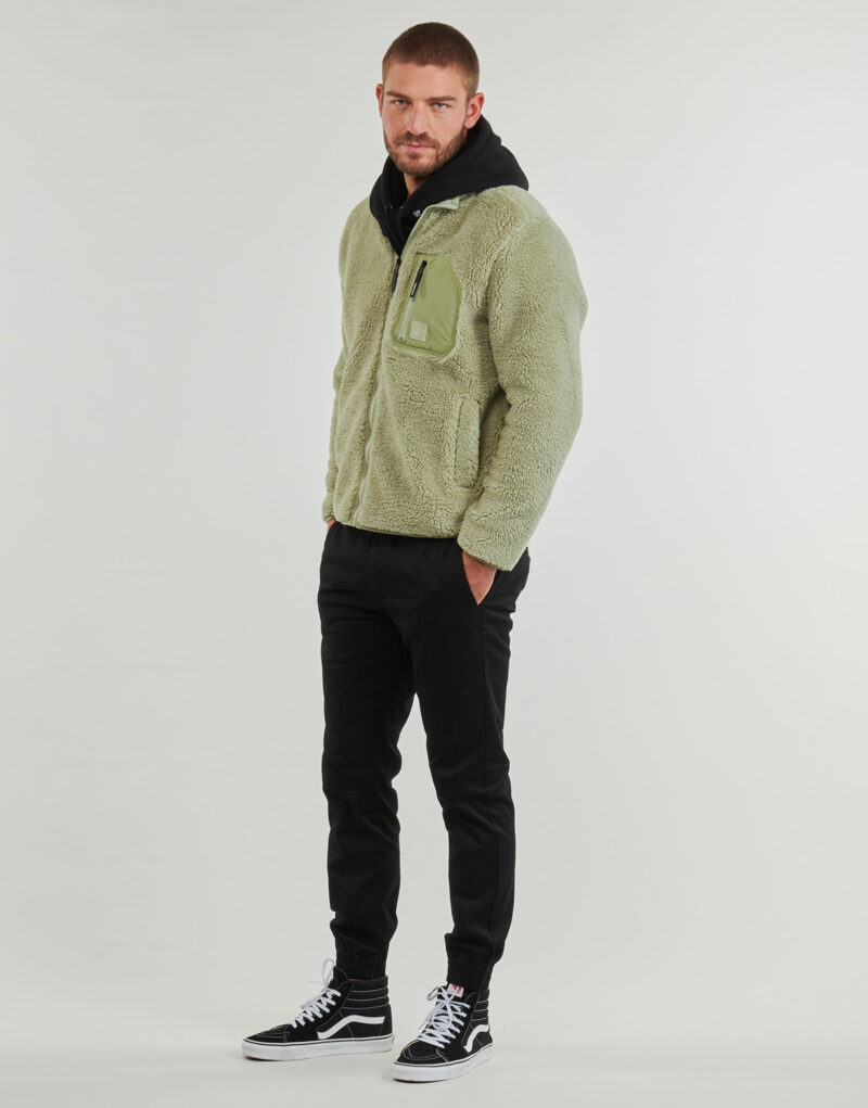 Felpa Volcom MUZZER FUZZAR ZIP Verde Felpe Uomo - 3
