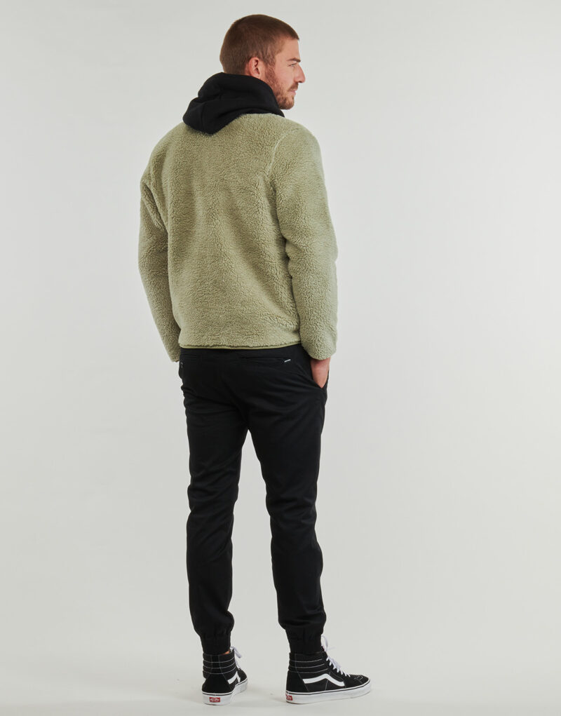 Felpa Volcom MUZZER FUZZAR ZIP Verde Felpe Uomo - 4