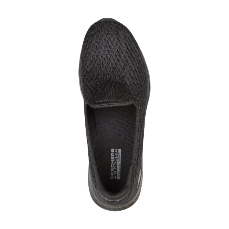 Skechers GO WALK 6 BIG SPLASH Nero Slip on Donna - 2