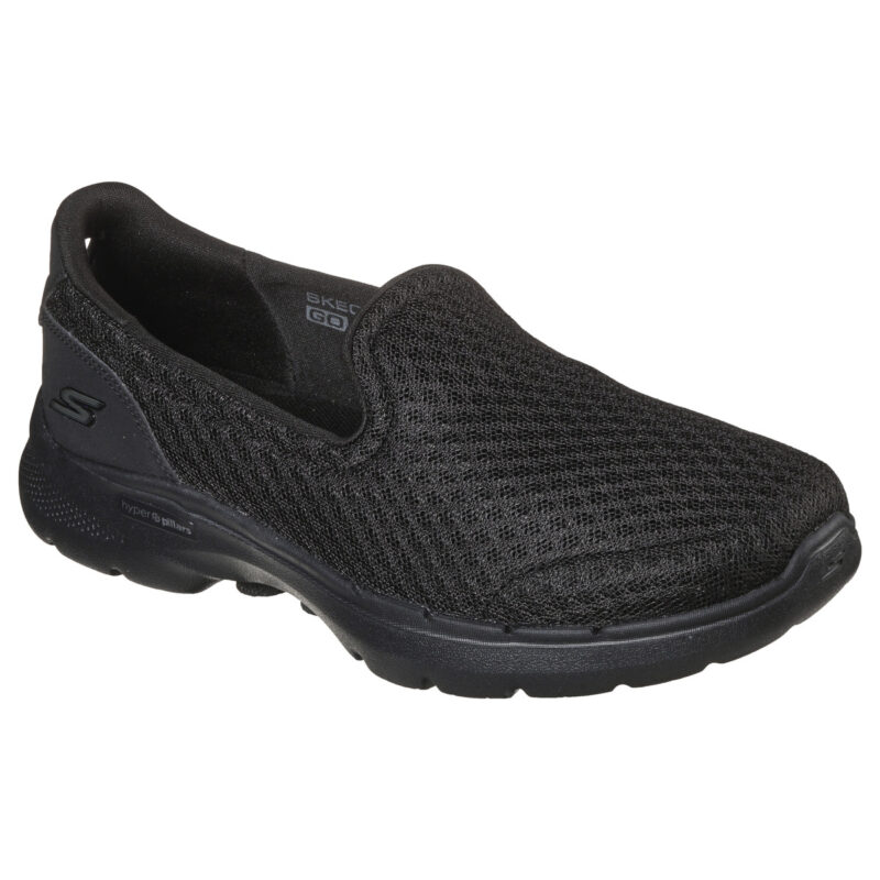 Skechers GO WALK 6 BIG SPLASH Nero Slip on Donna - 1
