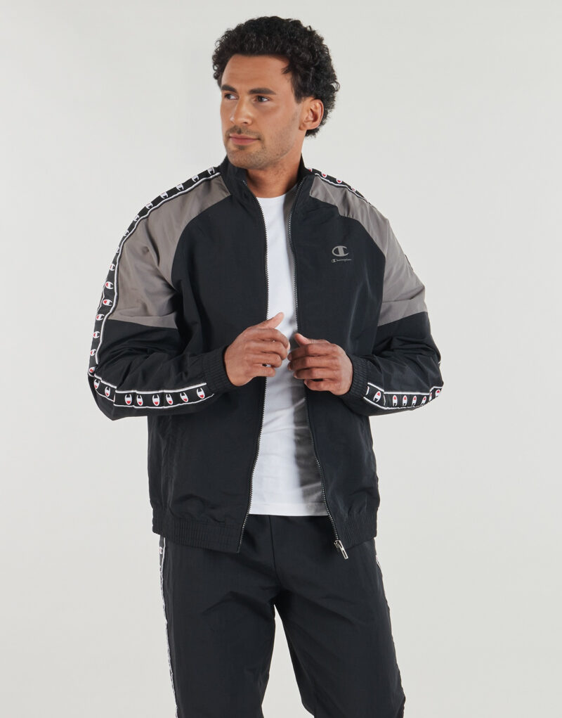 Giacca Sportiva Champion Full Zip Top Nero Giacche Sportive Uomo - 2