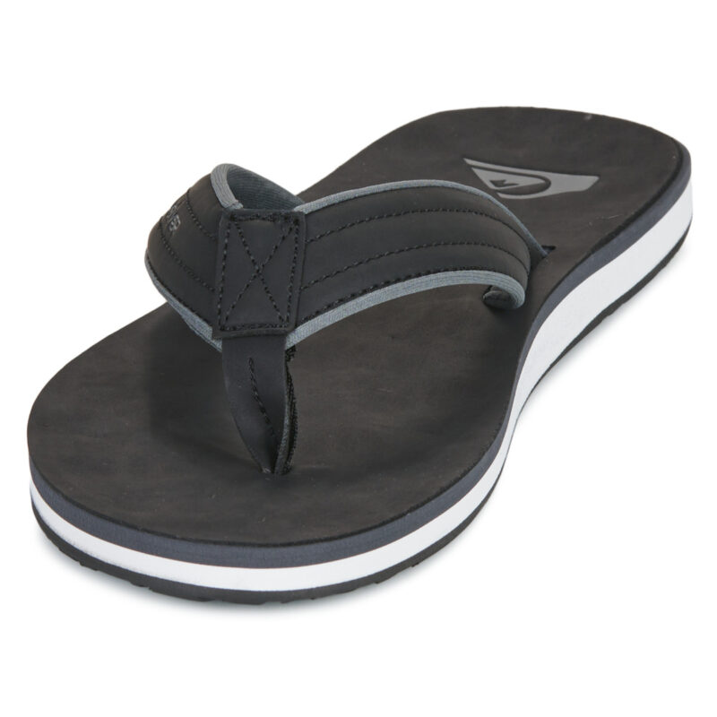 Quiksilver CARVER NUBUCK 26 Nero Infradito Uomo - 3