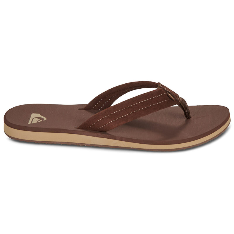 Quiksilver CARVER NUBUCK Marrone - Infradito Uomo - 2