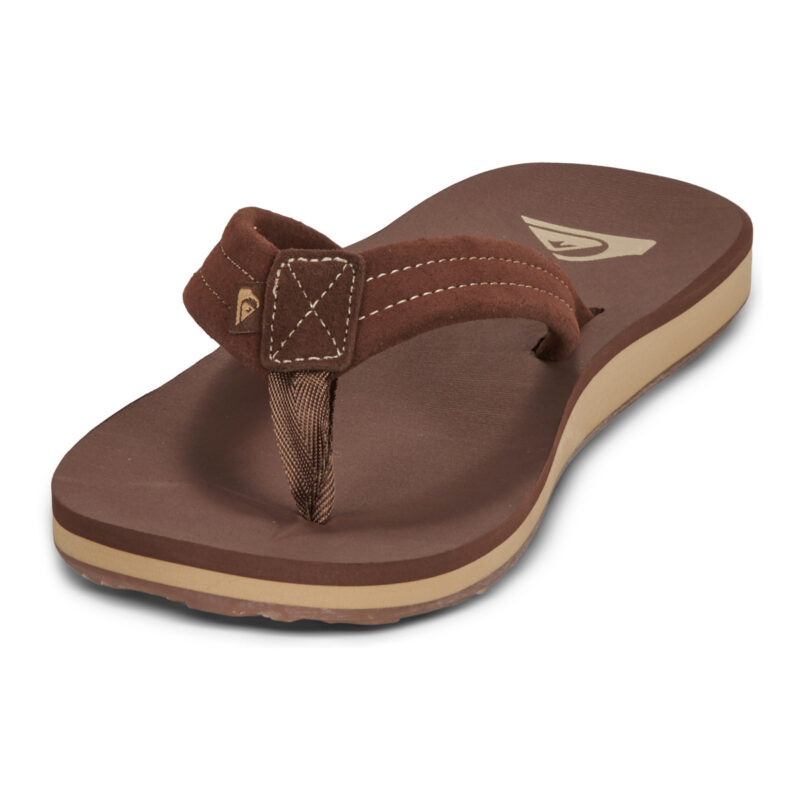 Quiksilver CARVER NUBUCK Marrone - Infradito Uomo - 3
