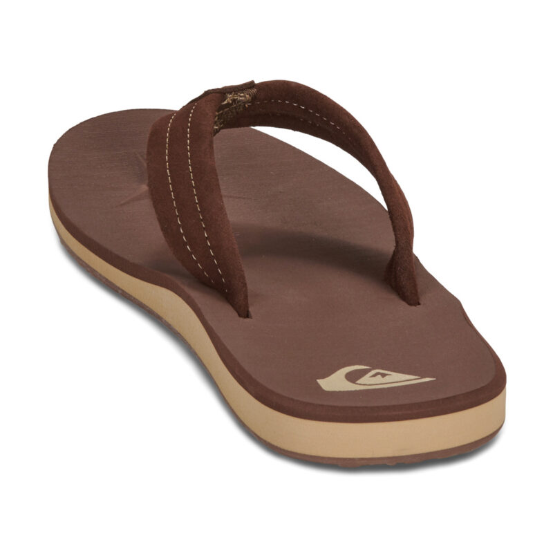 Quiksilver CARVER NUBUCK Marrone - Infradito Uomo - 5