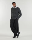 Pullover HUGO Setal Herrenpullover in Grau - 3