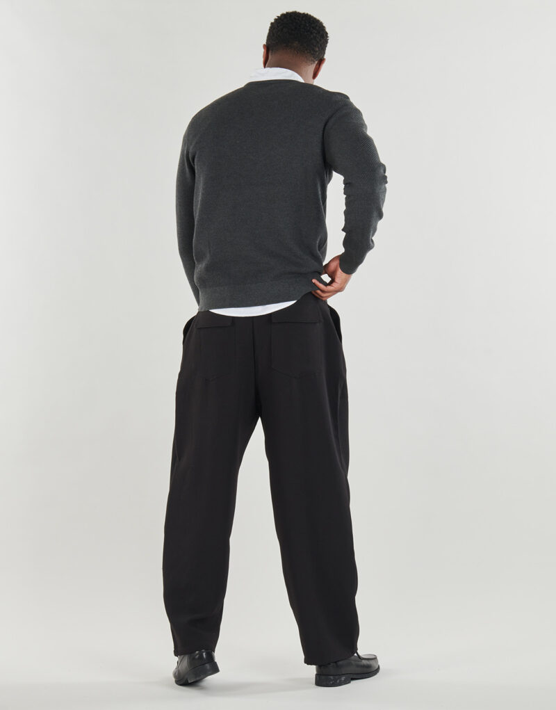 Pullover HUGO Setal Herrenpullover in Grau - 4