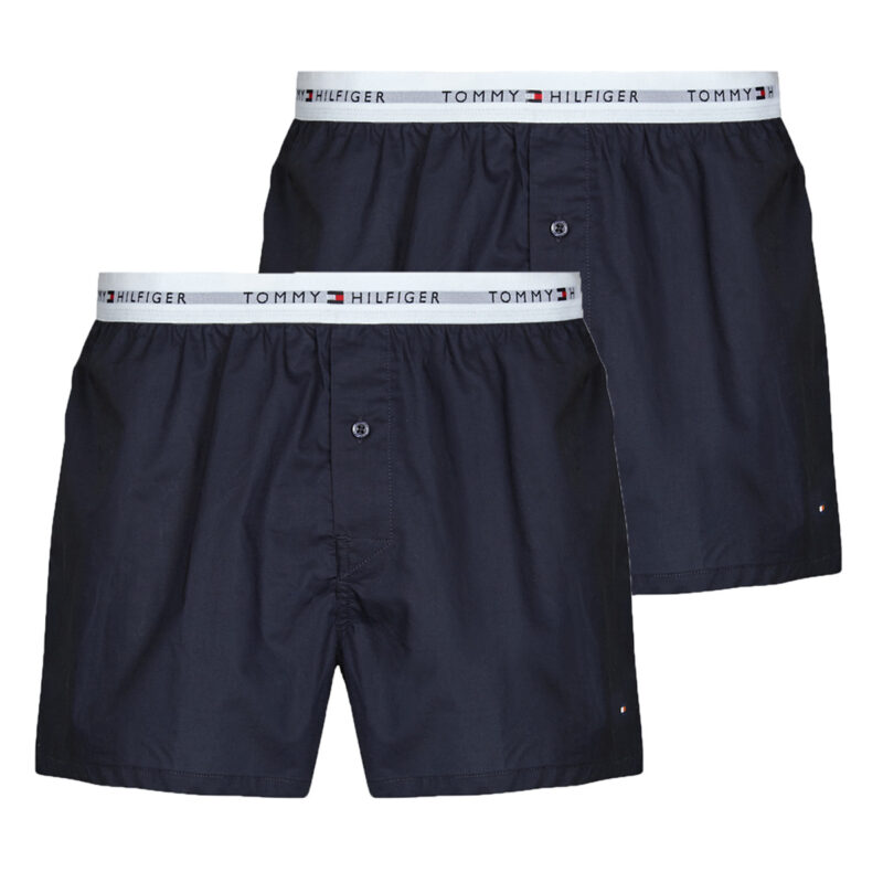 Mutande uomo Tommy Hilfiger WOVEN BOXER X2 Marine Mutande uomo Uomo - 1