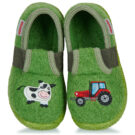 Giesswein T&Ouml;GING Verde Pantofole Bambino - 6