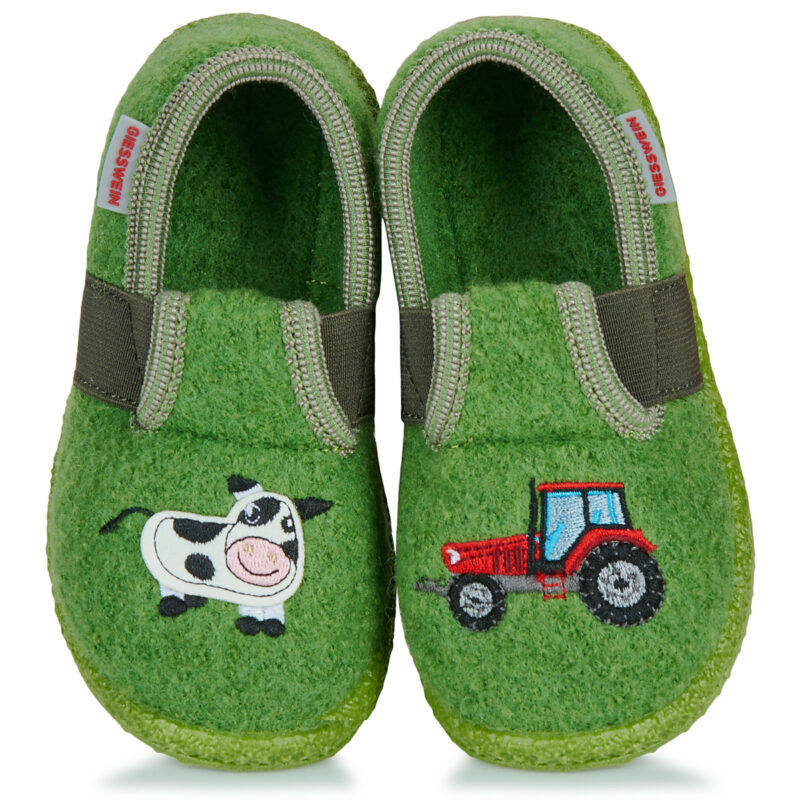 Giesswein T&Ouml;GING Verde Pantofole Bambino - 6
