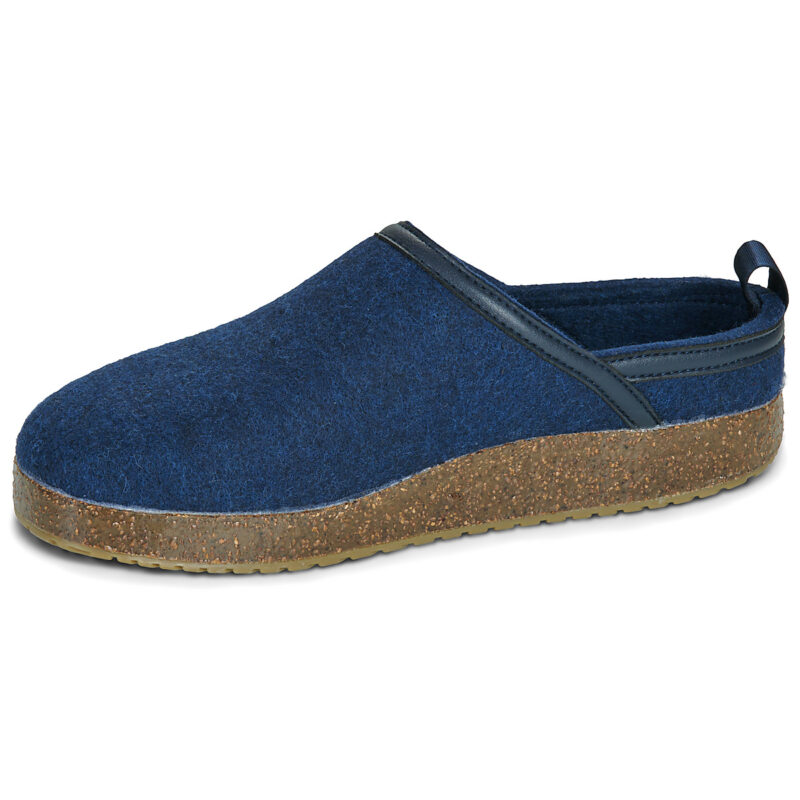 Giesswein Wool Clog Blue Slippers Men - 4