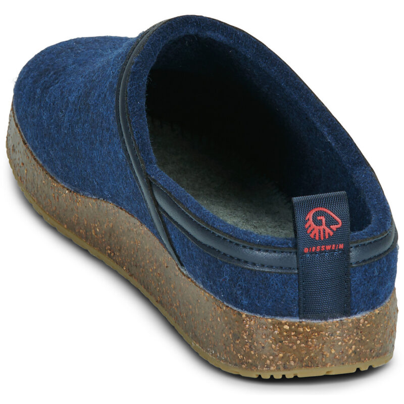 Giesswein Wool Clog Blue Slippers Men - 5