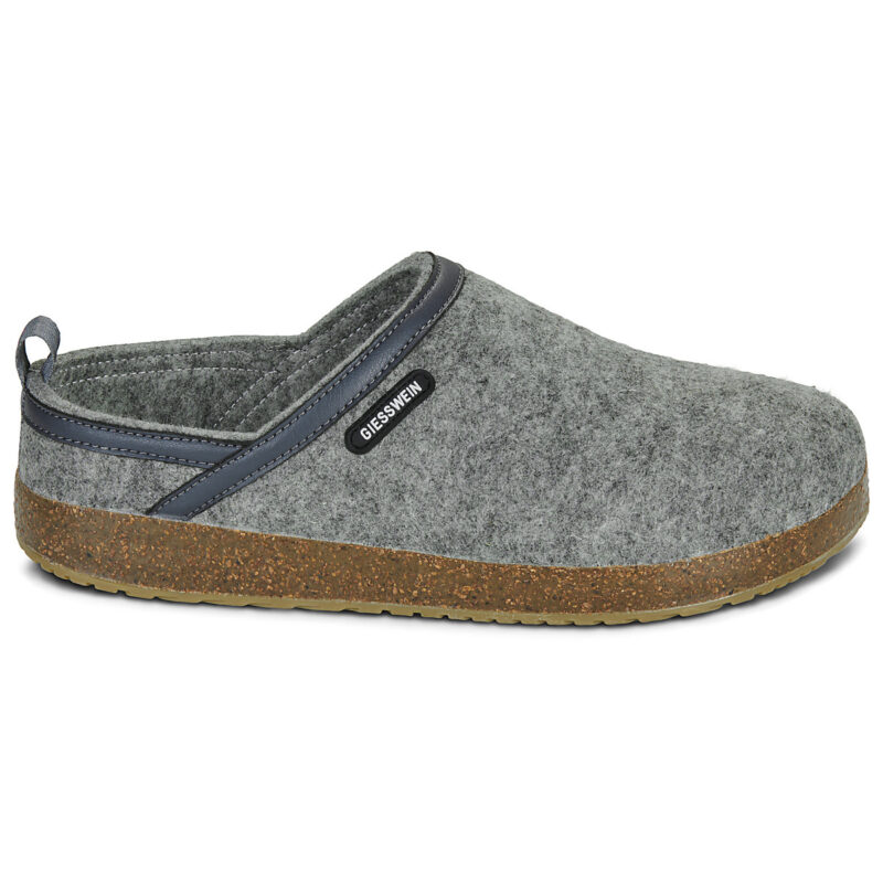 Giesswein Wool Clog Grigio Pantofole Uomo - 2
