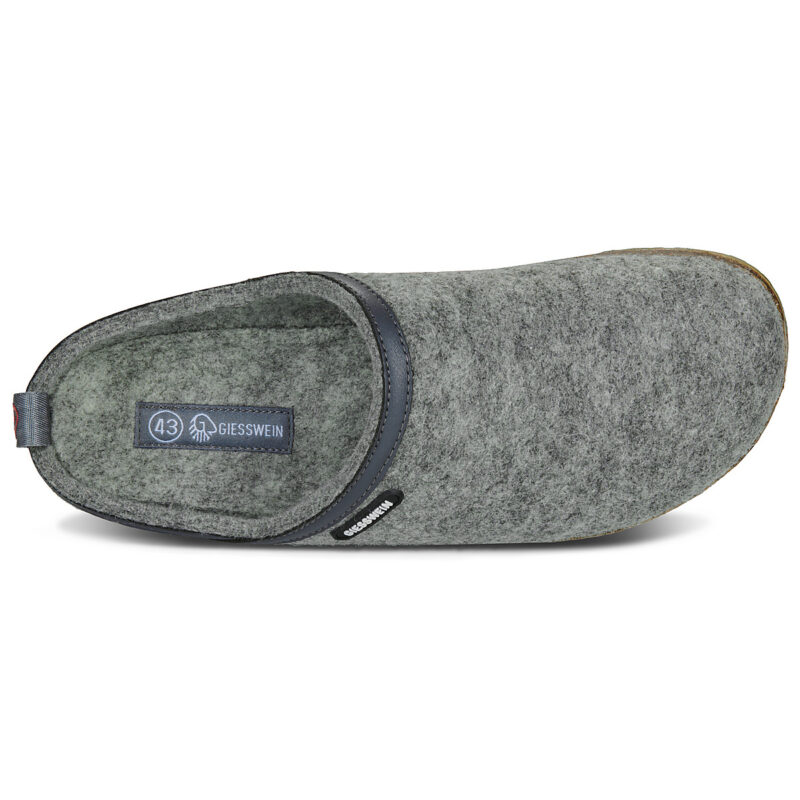 Giesswein Wool Clog Grigio Pantofole Uomo - 6