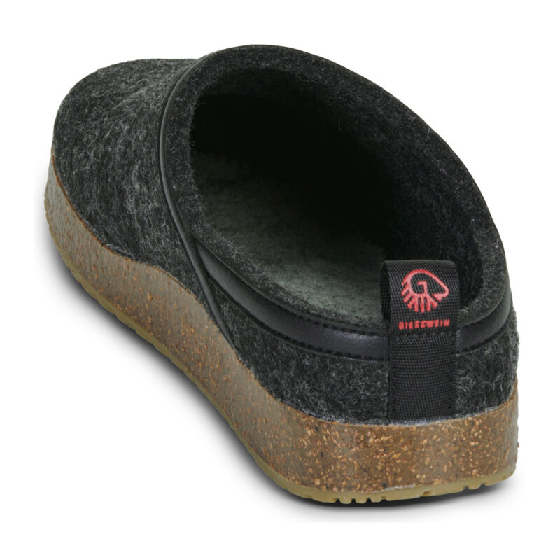Giesswein Woll-Clog Schwarz Hausschuhe Herren - 5