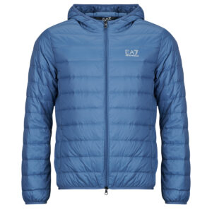 Piumino uomo Emporio Armani EA7  TRAIN CORE ID  DOWN LIGHT JACKET HOODIE CC  8NPB24  Blu Emporio Armani EA7 8033919927535