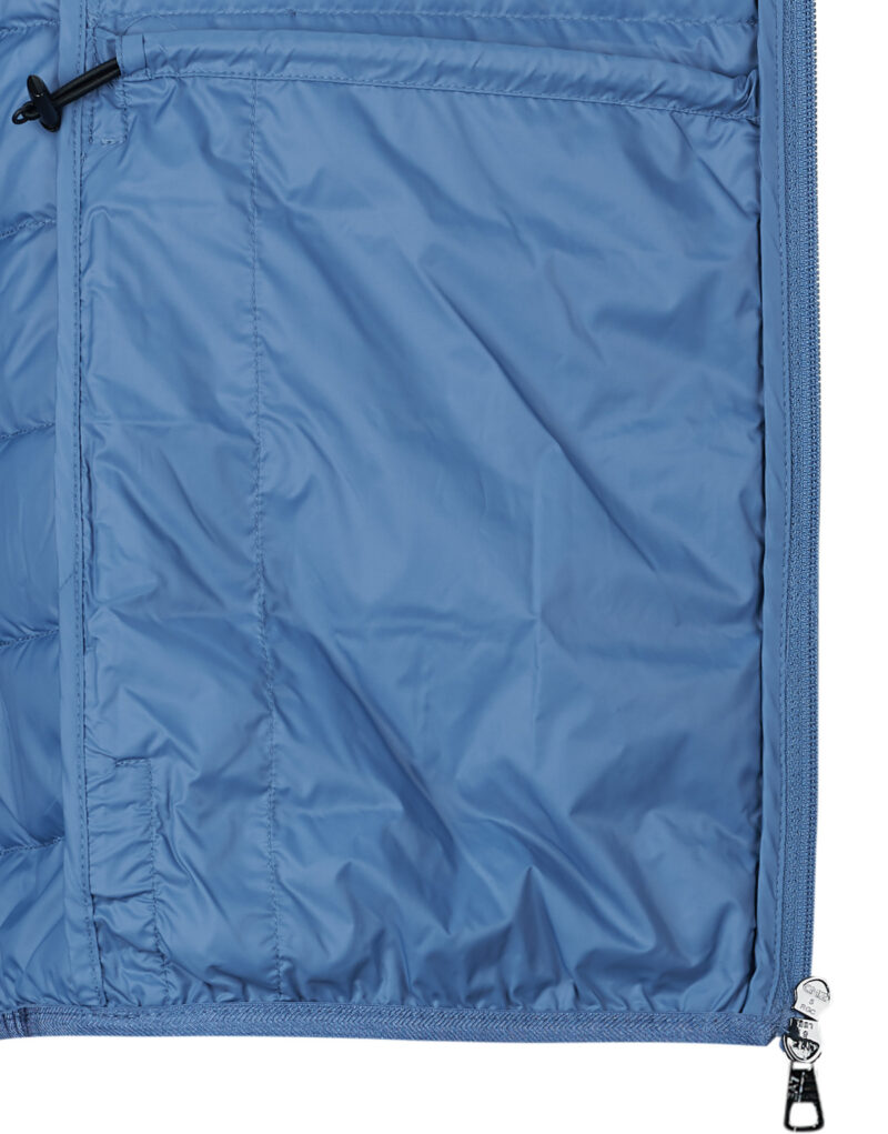 Daunenjacke Emporio Armani EA7 TRAIN CORE ID DOWN LIGHT JACKET HOODIE CC 8NPB24 Blaue Herren-Daunenjacken - 2