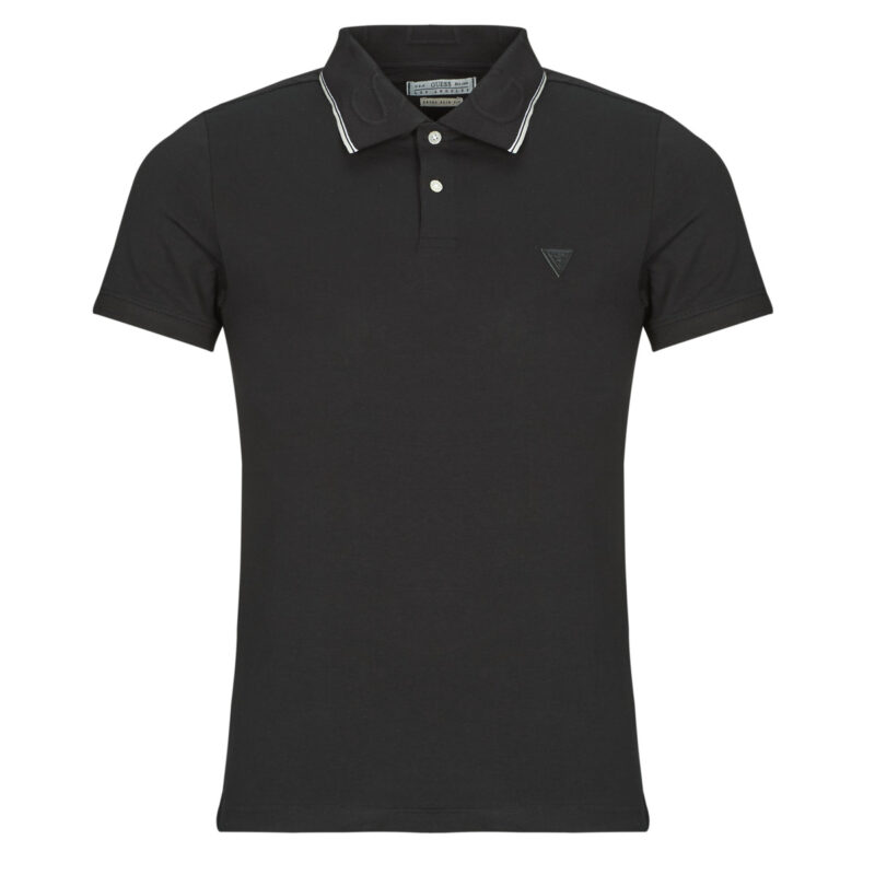 Polo shirt Guess NOLAN SS POLO Black Men's Polo - 1
