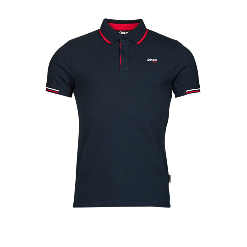 Schott DEVON Marine Polo Herren - Gr&ouml;&szlig;e 1