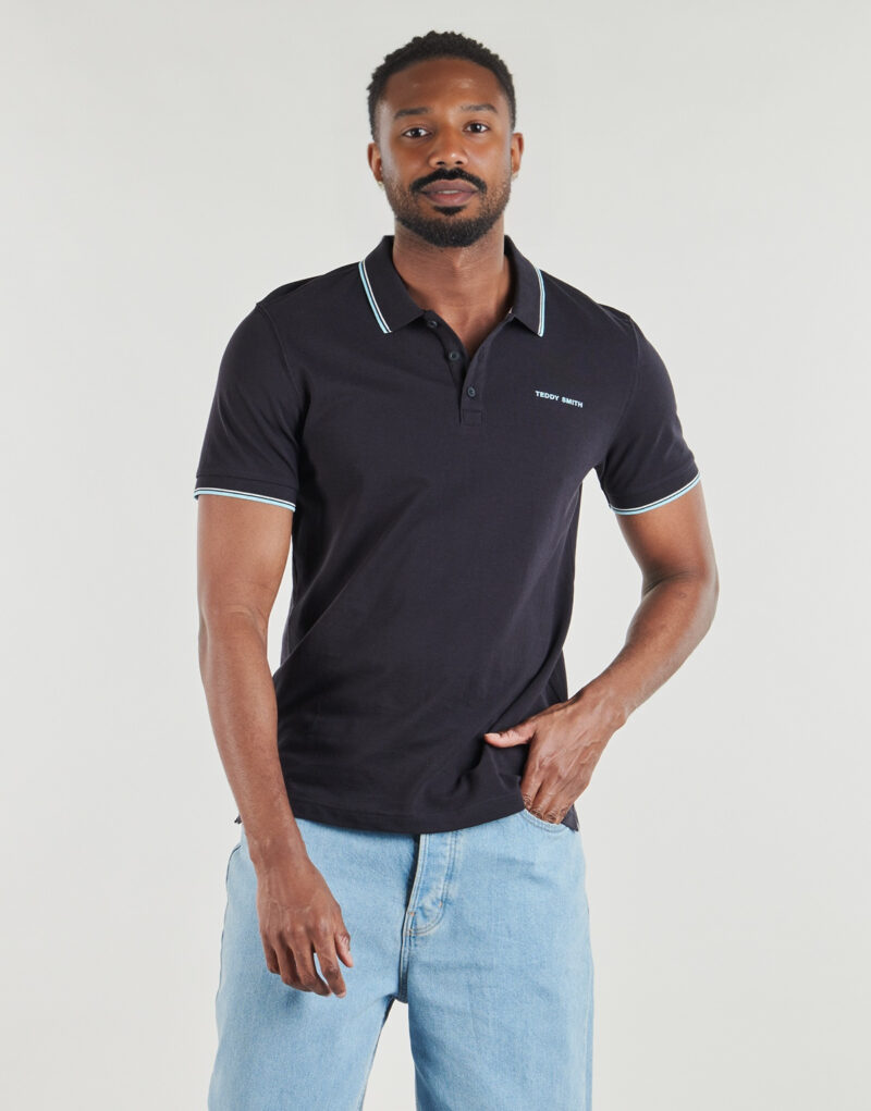 Polo Teddy Smith PASIAN 2 MC Marine Polo Uomo - 2