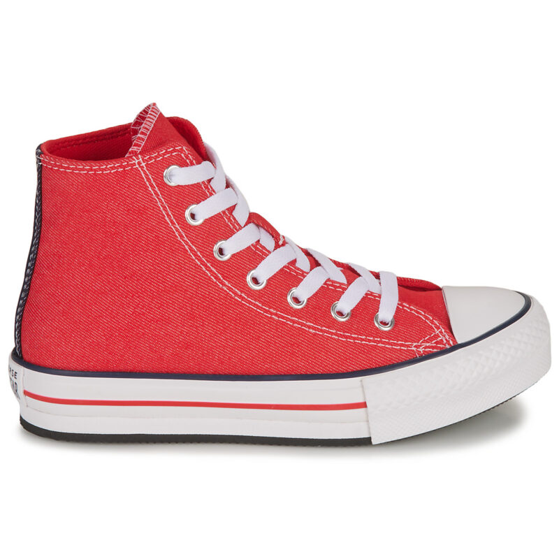 Converse YOUTH CONVERSE CHUCK TAYLOR ALL STAR EVA LIFT PLATFORM RETRO DEN Rosso Sneakers Bambino - 2