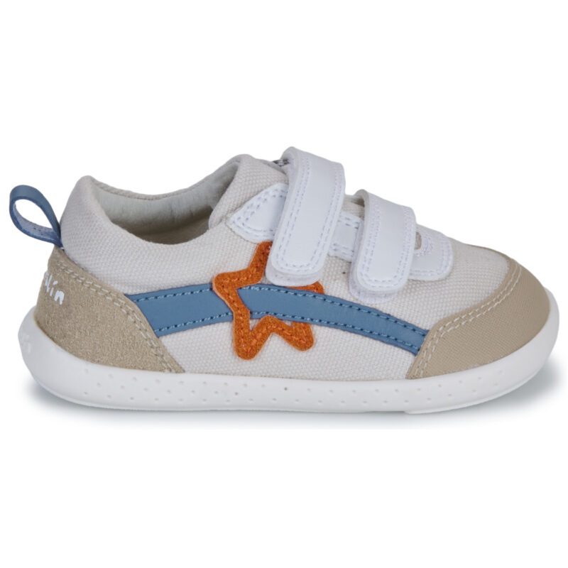 Garvalin Zapatillas de lona suave color beige para niños - 2