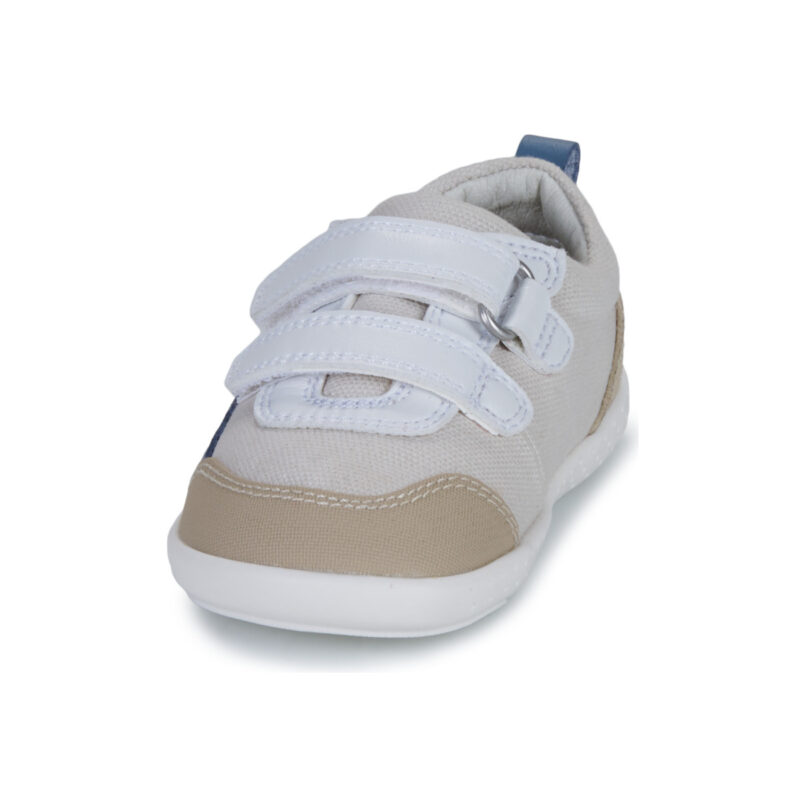 Garvalin Zapatillas de lona suave color beige para niños - 3