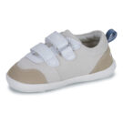 Garvalin Zapatillas de lona suave color beige para niños - 4