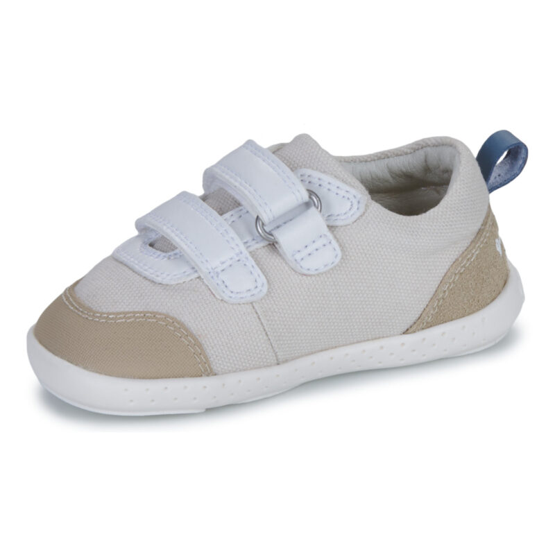 Garvalin Zapatillas de lona suave color beige para niños - 4