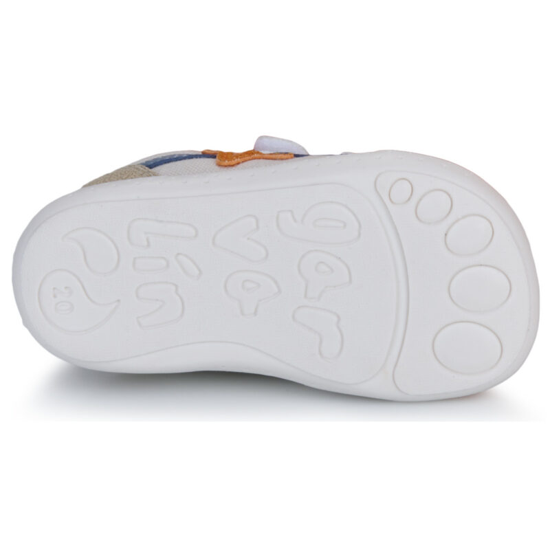 Garvalin Zapatillas de lona suave color beige para niños - 7