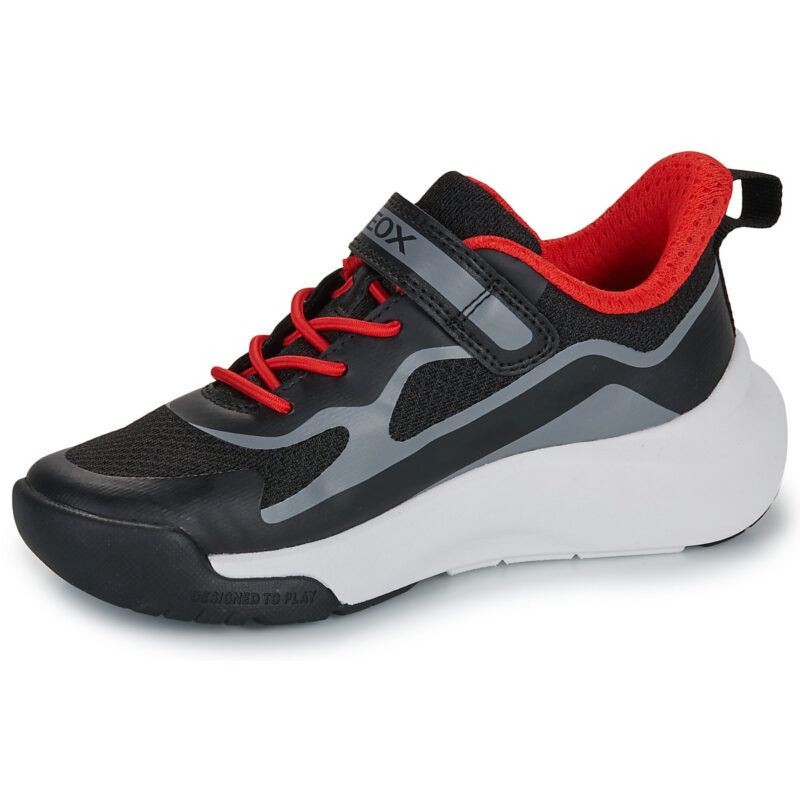 Geox J PRO-RAN BOY F Μαύρο - Παιδικά Αθλητικά Παπούτσια - 4