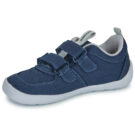 Giesswein BAREFOOT CANVAS Blaue Sneakers f&uuml;r Jungen - Gr&ouml;&szlig;e 4