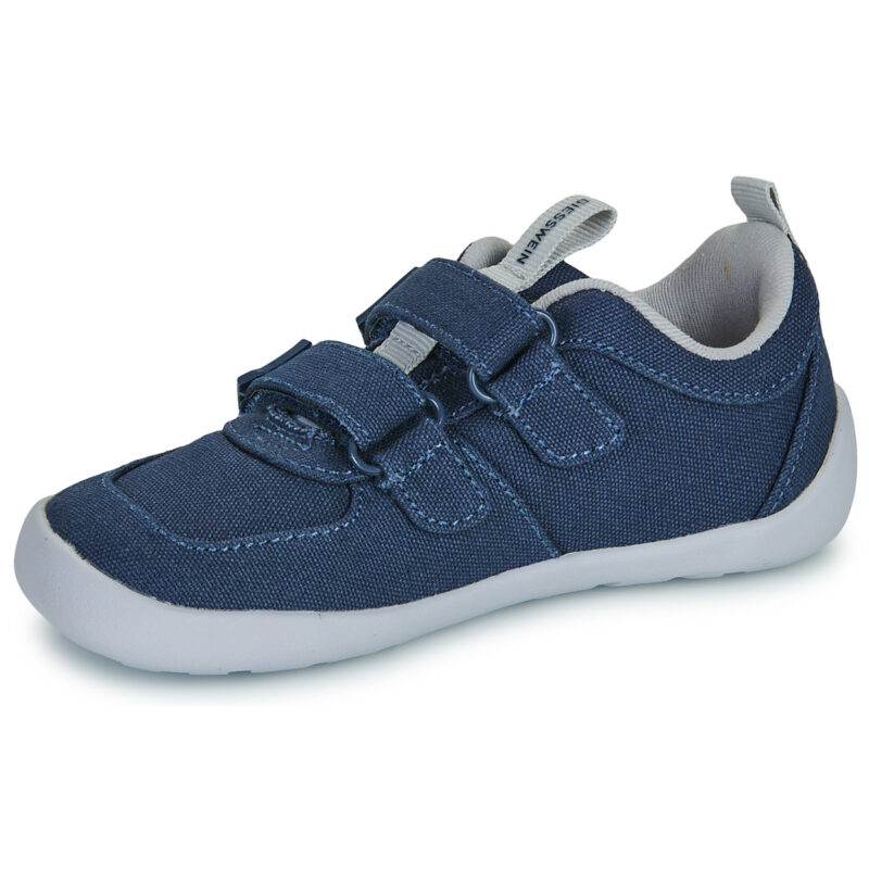 Giesswein BAREFOOT CANVAS Blaue Sneakers f&uuml;r Jungen - Gr&ouml;&szlig;e 4