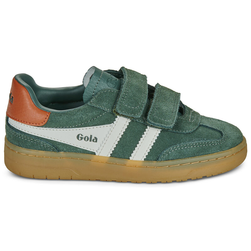 Gola Viper Strap Khaki Sneakers f&uuml;r Kinder - Gr&ouml;&szlig;e 2
