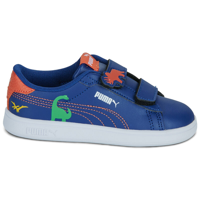 Puma Puma Smash 3.0 Dino V Inf Blu Sneakers Bambino - 2